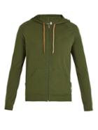 Matchesfashion.com Paul Smith - Cotton Zip Up Hooded Sweatshirt - Mens - Green