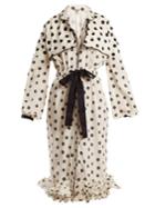Johanna Ortiz Sequin-embellished Polka-dot Dress
