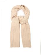 Weekend Max Mara Feroce Wool Cable-knit Scarf