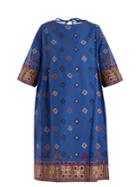 Weekend Max Mara Moroccan-print Cotton Dress