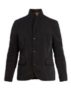 Valentino Stand-collar Contrasting-panel Jacket