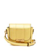 Matchesfashion.com Saint Laurent - Betty Mini Metallic Leather Cross Body Bag - Womens - Gold
