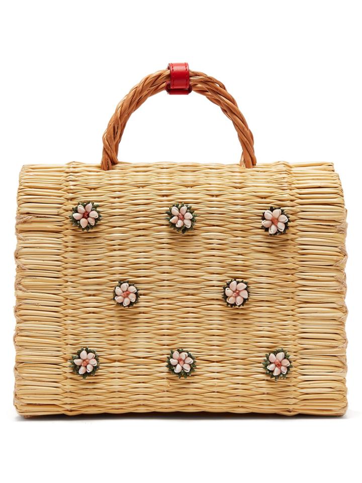Heimat Atlantica Shella Woven Basket Bag