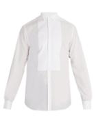 Matchesfashion.com Valentino - Wingtip Collar Single Cuff Cotton Shirt - Mens - White