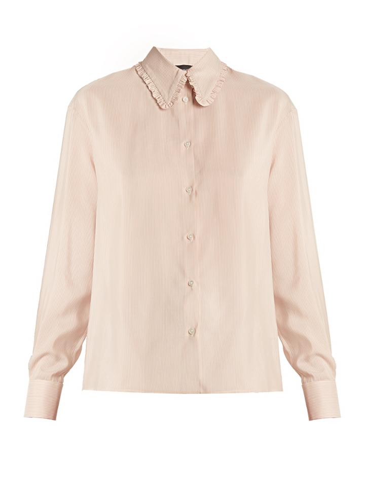 Rochas Pinstriped Silk Shirt