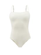 Ladies Beachwear Jil Sander - Square-neck Swimsuit - Womens - White