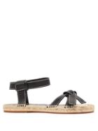 Matchesfashion.com Loewe - Gate Knotted Leather Sandals - Womens - Black