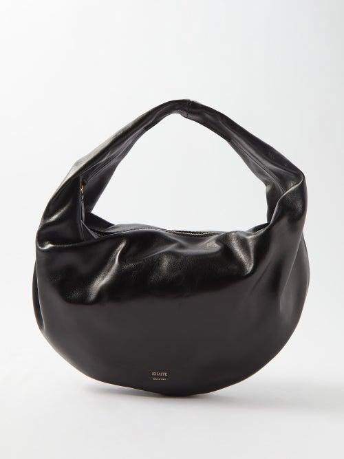 Khaite - Olivia Medium Leather Shoulder Bag - Womens - Black