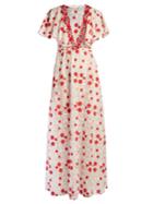 Giambattista Valli Floral-embroidered Macram-lace Gown