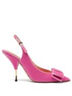 Matchesfashion.com Rochas - Miki Velvet Pumps - Womens - Pink