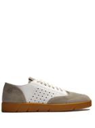 Loewe Low-top Leather And Suede Trainers