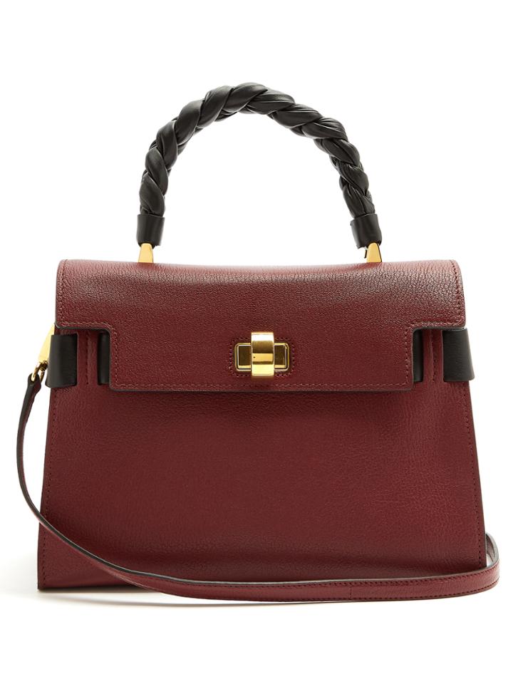 Miu Miu Click Large Grained-leather Bag