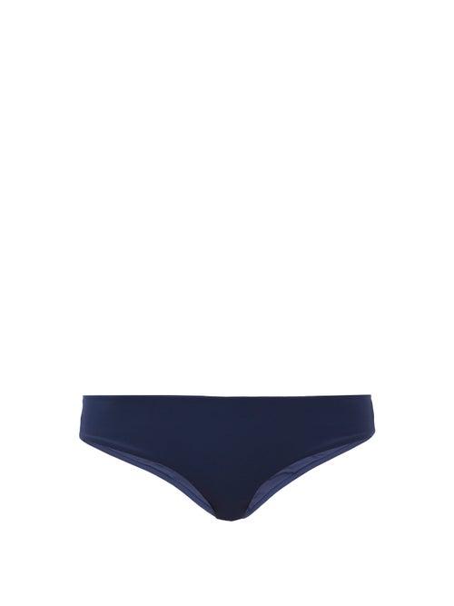 Matchesfashion.com The Fold D+ Swim - The Form Recycled-fibre Bikini Briefs - Womens - Navy