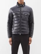 Moncler - Malpas Hooded Quilted Down Jackets - Mens - Black