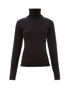 Matchesfashion.com Haider Ackermann - Duvel Roll-neck Ribbed-wool Sweater - Womens - Black