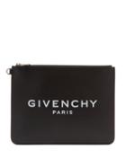 Matchesfashion.com Givenchy - Logo-print Leather Pouch - Mens - Black