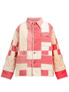 Matchesfashion.com Bode - Patchwork Cotton Jacket - Womens - Pink Multi