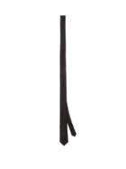 Matchesfashion.com Saint Laurent - Slim Silk-twill Tie - Mens - Black