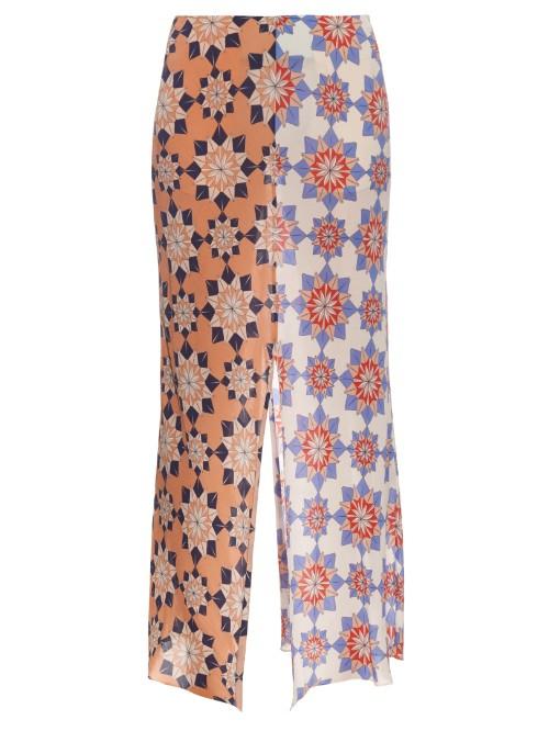 Jonathan Saunders Carine Star-print Skirt