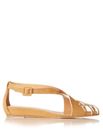 Alexa Wagner Pocahontas Cut-out Suede Sandals