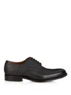 Grenson Toby Grained-leather Derby Shoes