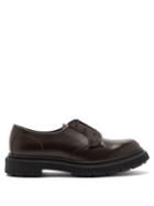 Adieu - Chunky-sole Leather Derby Shoes - Mens - Dark Brown