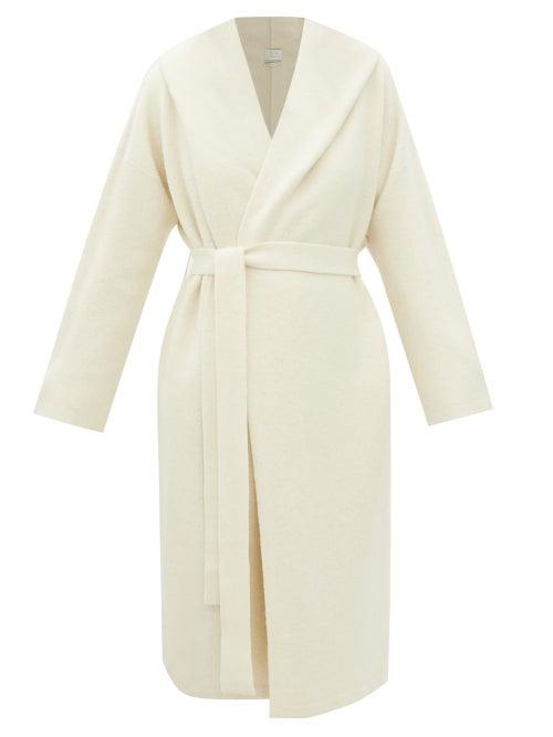 Lauren Manoogian - Felted Alpaca-blend Wrap Cardigan - Womens - Ivory