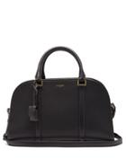 Matchesfashion.com Saint Laurent - Logo-print Leather Handbag - Womens - Black
