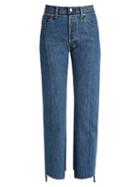 Matchesfashion.com Vetements - X Levi's Reworked Straight Leg Jeans - Womens - Blue