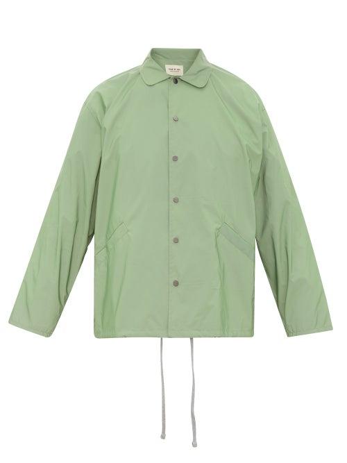 Matchesfashion.com Fear Of God - Coaches Iridescent-nylon Jacket - Mens - Green