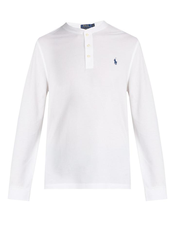 Polo Ralph Lauren Long-sleeved Cotton Henley T-shirt