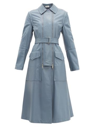 Matchesfashion.com Sportmax - Giorno Coat - Womens - Blue