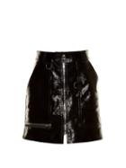 Isabel Marant Lynne Patent-leather Mini Skirt