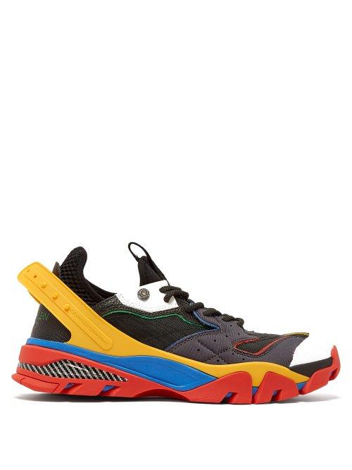 Matchesfashion.com Calvin Klein 205w39nyc - Carlos 10 Low Top Trainers - Mens - Black Multi
