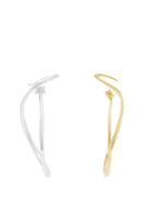 Charlotte Chesnais Looping Gold And Silver-plated Earrings
