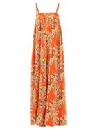 Emilio Pucci - Africana-print Wide-leg Jumpsuit - Womens - Orange Print
