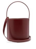 Matchesfashion.com Staud - Bisset Leather Bucket Bag - Womens - Burgundy