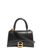 Matchesfashion.com Balenciaga - Hourglass Small Leather Bag - Womens - Black