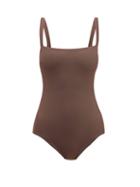 Matchesfashion.com Matteau - The Square Swimsuit - Womens - Nude