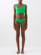 Bottega Veneta - Square-neck Bikini - Womens - Green