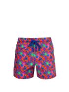 Matchesfashion.com Vilebrequin - Moorea Puerto Rico Print Swim Shorts - Mens - Orange Multi