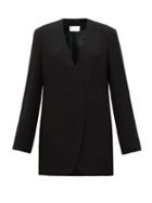 Matchesfashion.com The Row - Liza Longline Wrap Jacket - Womens - Black