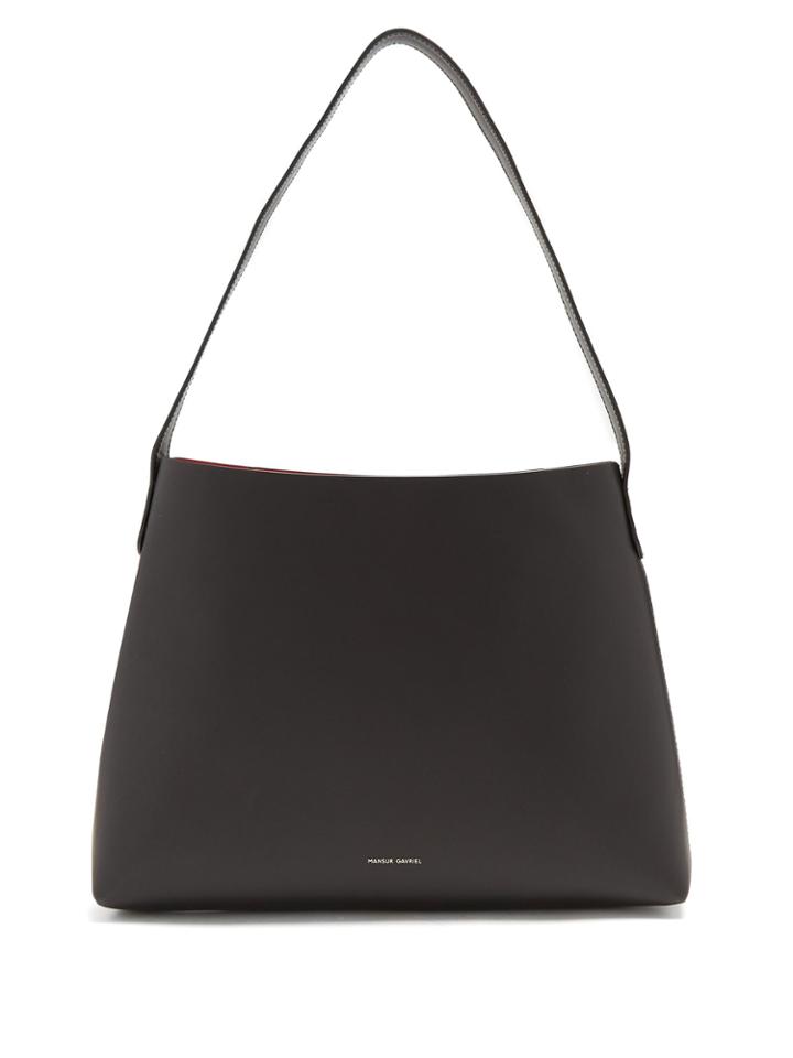 Mansur Gavriel Red-lined Leather Shoulder Bag