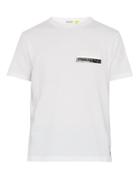 Matchesfashion.com 7 Moncler Fragment - Logo Embossed Cotton T Shirt - Mens - White