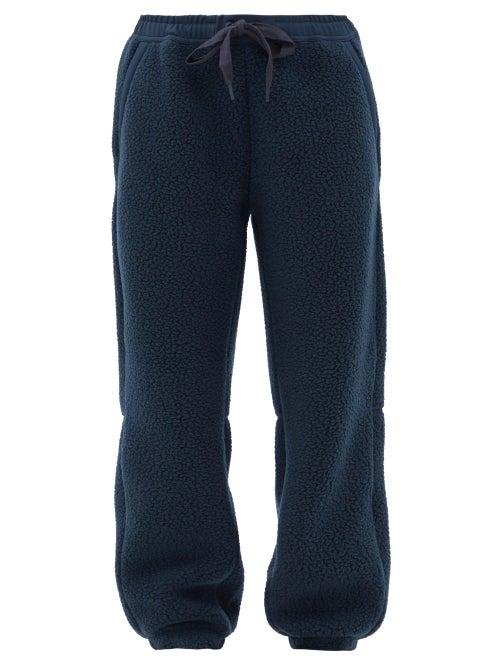 Matchesfashion.com Holden - Elasticated-waist Fleece Track Pants - Womens - Navy
