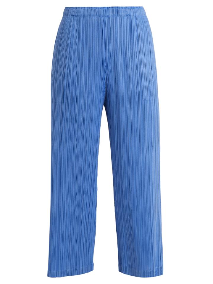 Pleats Please Issey Miyake Classic Wide-leg Pleated Trousers