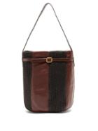 Staud - Cabana Panelled Bucket Bag - Womens - Black Multi