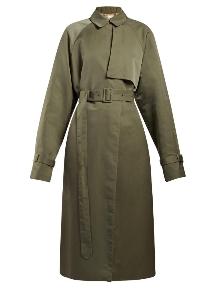 The Row Neita Silk Trench Coat