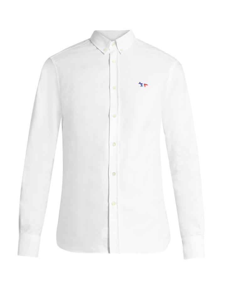 Maison Kitsuné Button-down Cotton Shirt
