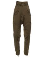 Roberto Cavalli Relaxed-leg Dropped-crotch Satin Trousers